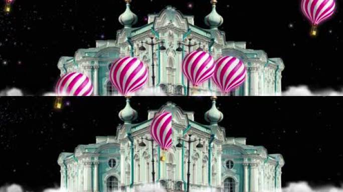 3S-欧式建筑 热气球 舞台主屏2