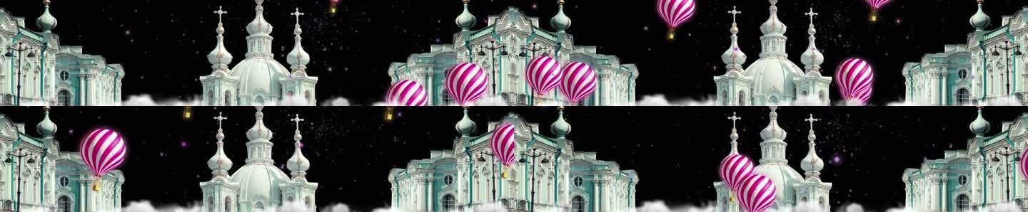 3S-欧式建筑 热气球 舞台主屏2
