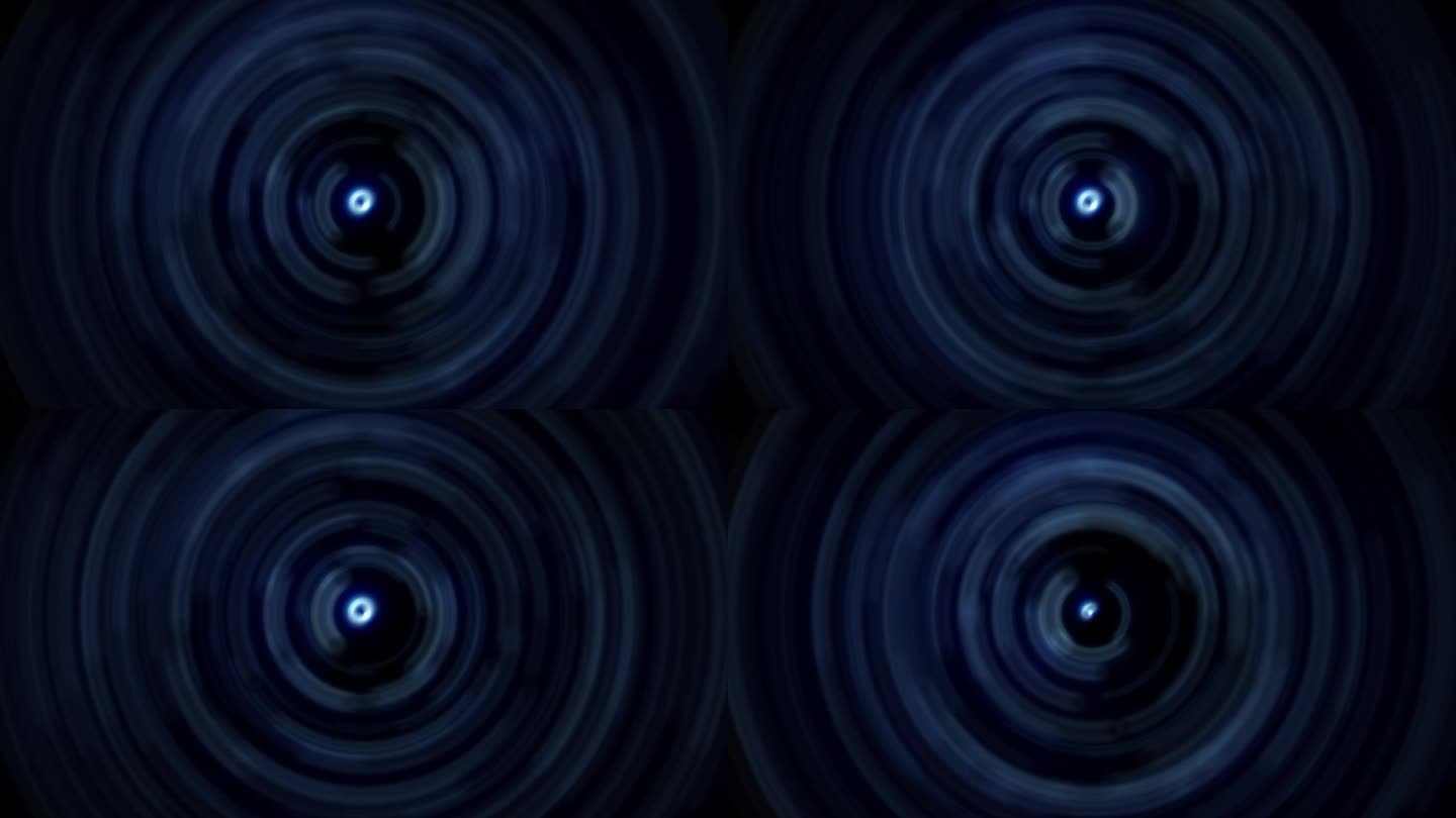 明亮的蓝色发光能量的抽象背景魔法径向圆螺旋隧道的线条