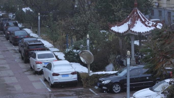 初冬雨夹雪