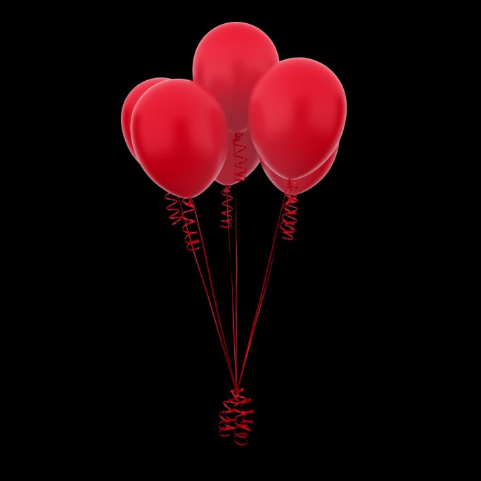 红色气球 节日气球 装饰气球 气氛气球