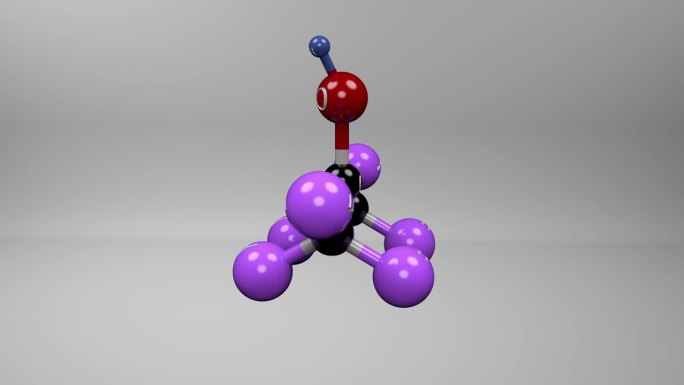 Hexafluoro-2-propanol分子。