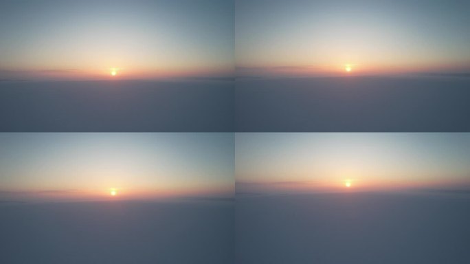 乌伦古湖的日落7