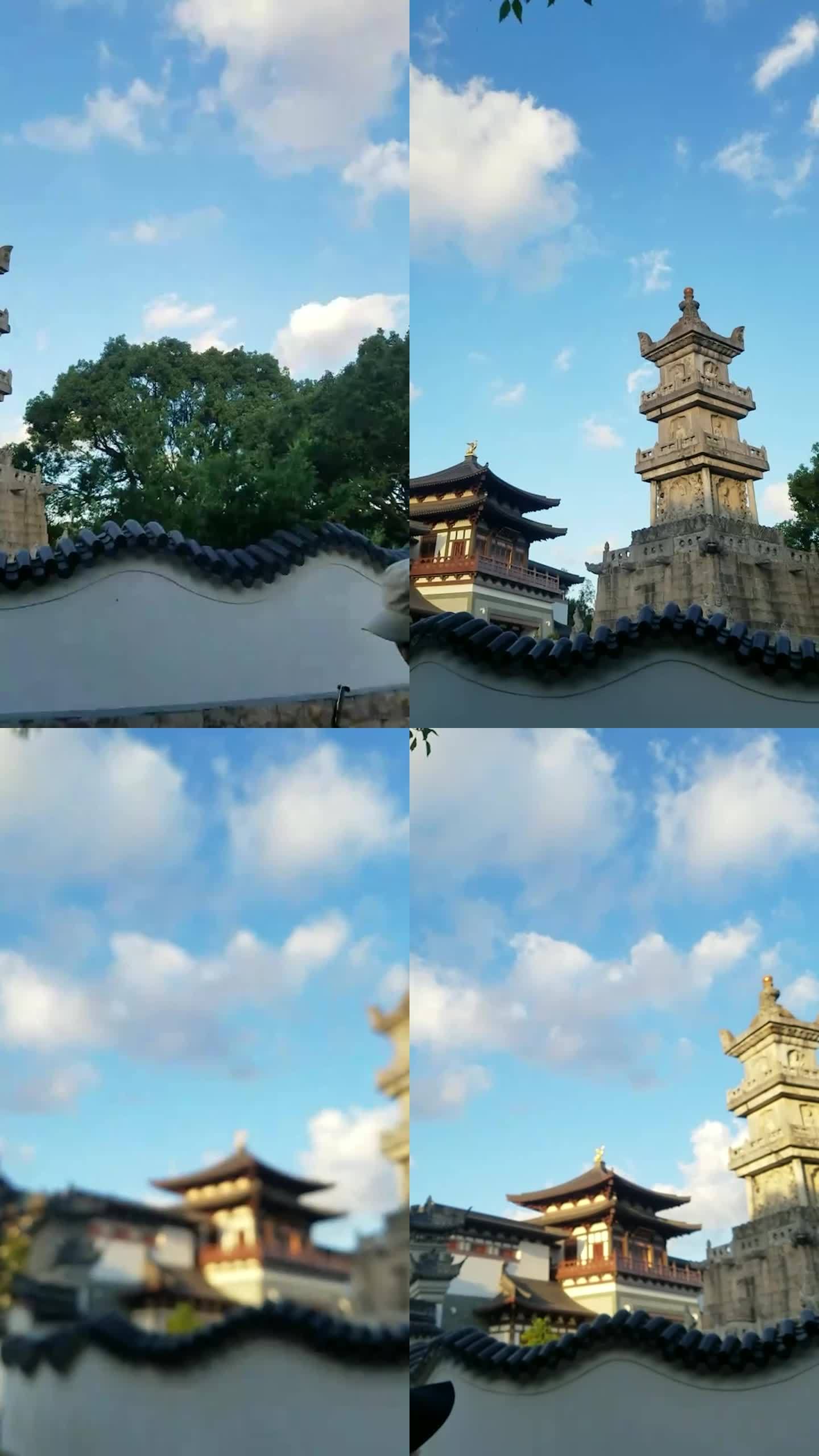 蓝天白云 白云飘飘 实拍视频 天空 晴天