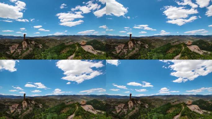 承德 地标 航拍 避暑山庄 魁星楼