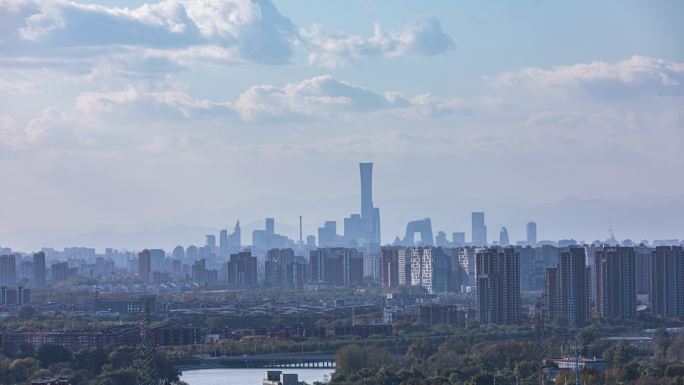 北京城市景观高清视频