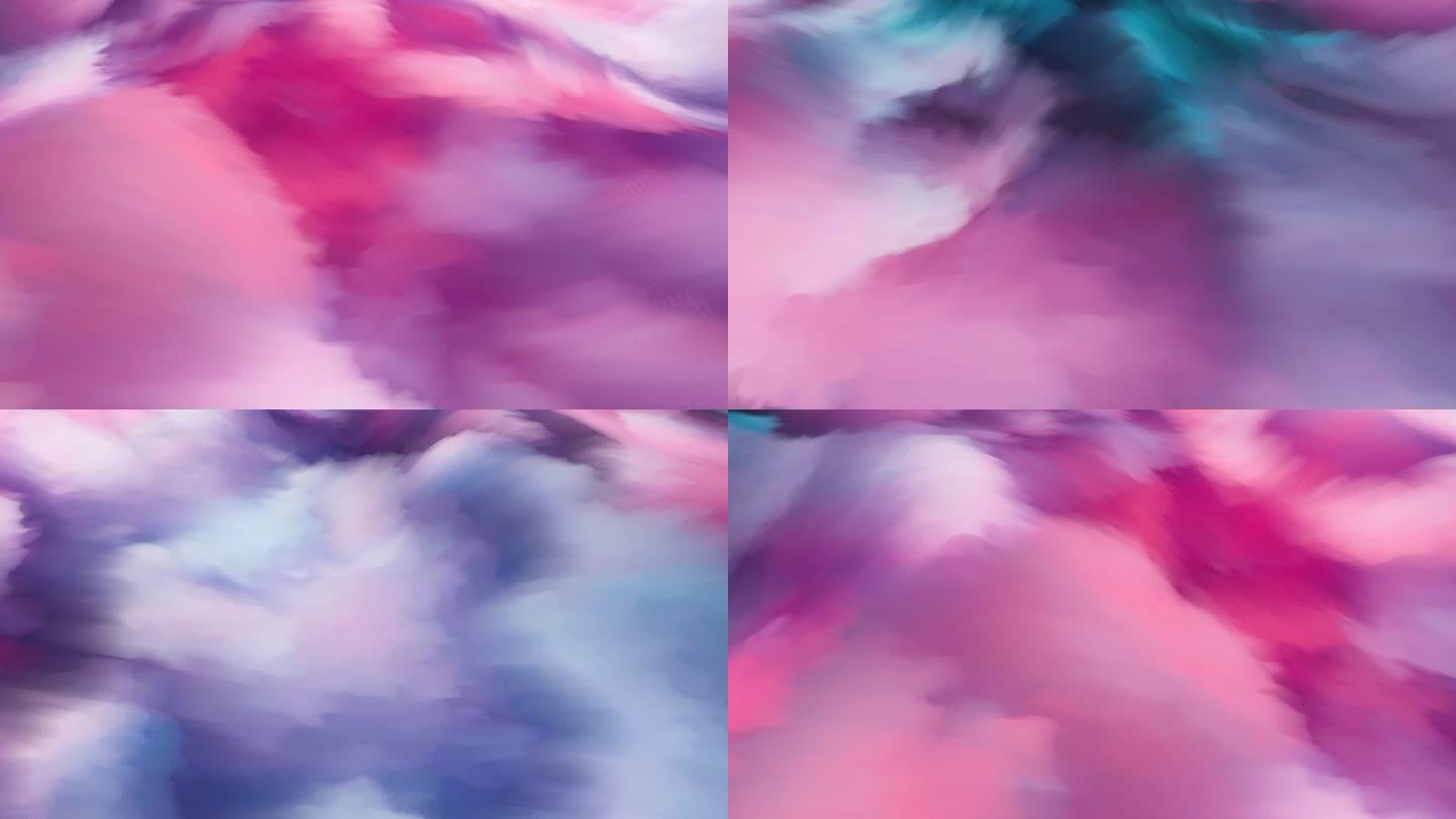 4K抽象背景炫彩色块波浪流动艺术背景29