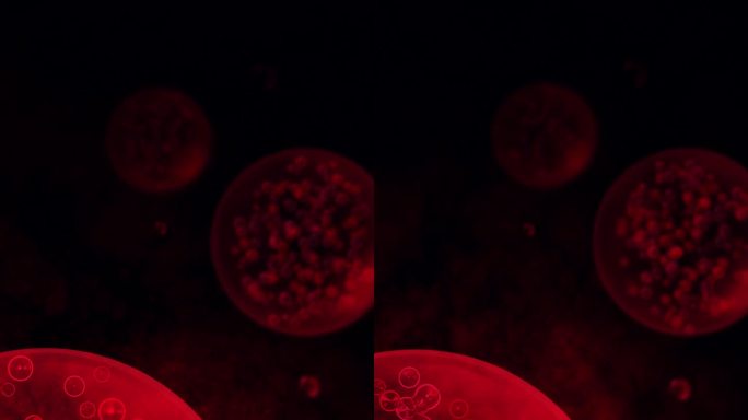 血浆概念- 3D渲染- 4K分辨率-无缝循环背景