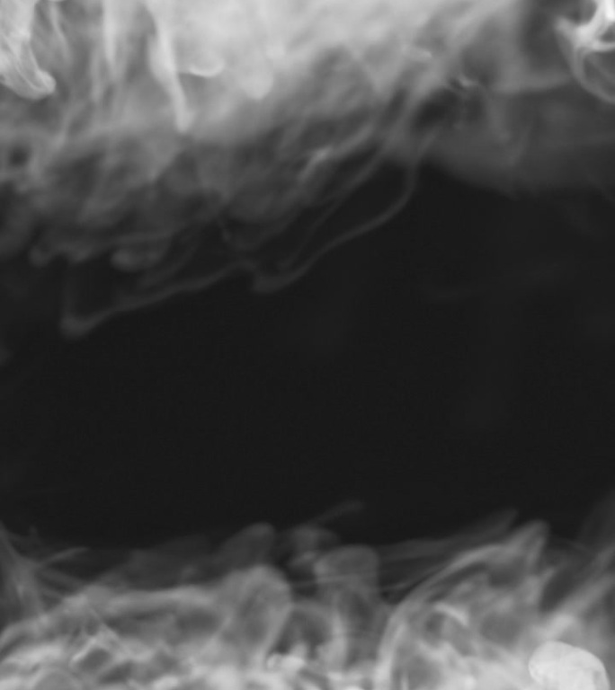 垂直烟雾覆盖薄雾框架油烟云暗