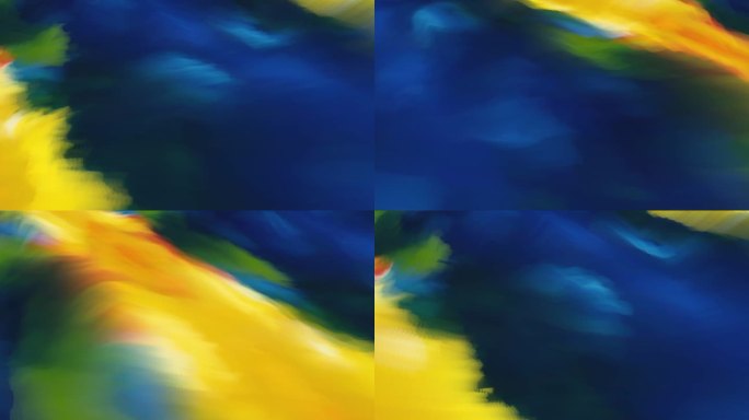 4K抽象背景炫彩色块波浪流动艺术背景 7