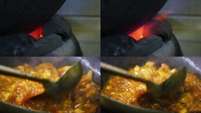 川味美食兔火锅制作，辣味美食制作