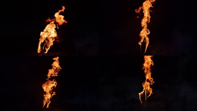 火苗燃烧火焰视频素材火背景