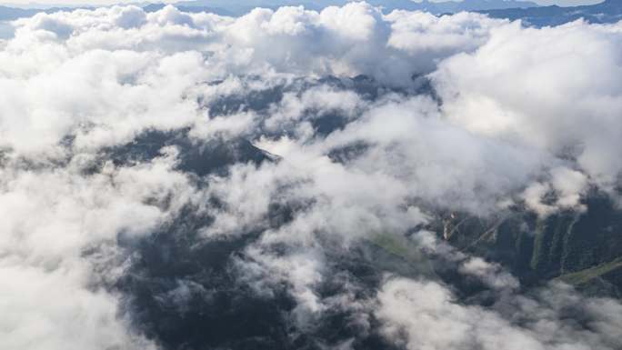 8K长江三峡巫峡壮丽山河自然风光云雾延时