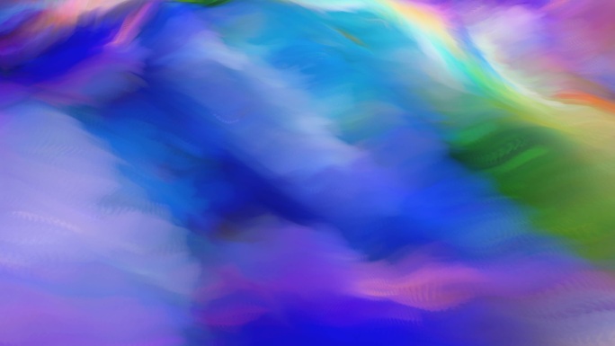4K抽象背景炫彩色块波浪流动艺术背景2