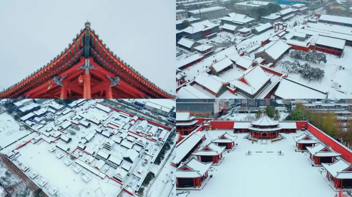 沈阳故宫飘雪