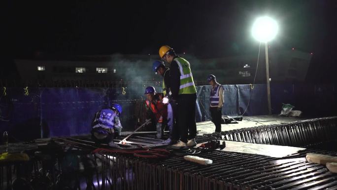 工程建设基建项目建筑工人建筑工地施工城市