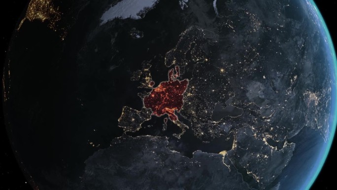 整个欧洲都亮起了红灯