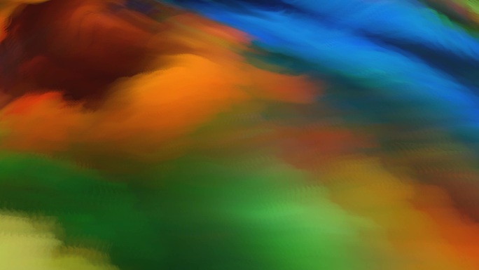 4K抽象背景炫彩色块波浪流动艺术背景22