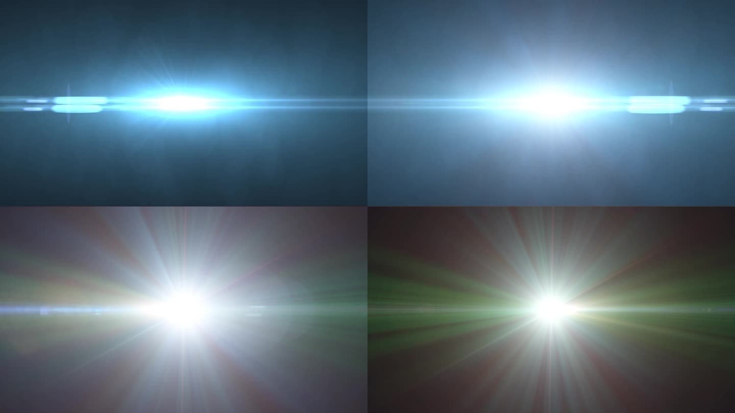 倾斜耀斑抽象光背景循环4K