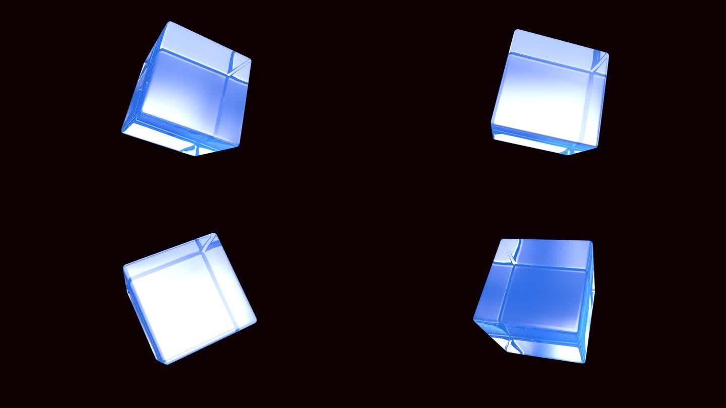 水晶立方体通道动画