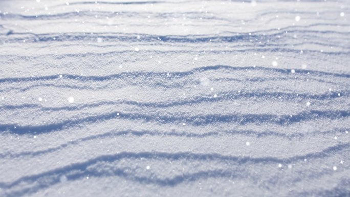 可循环的雪景。圣诞贺卡。雪景背景。