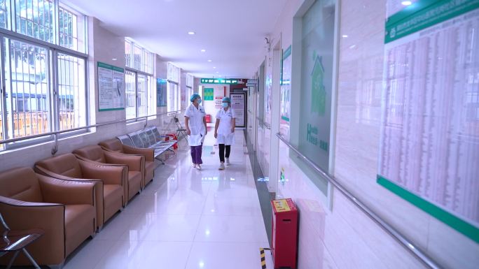 医生 药房 患者 医生 医院  走廊