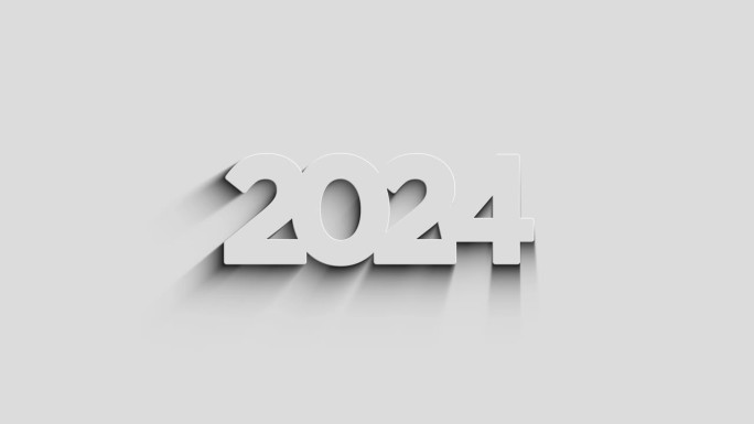 2024年未来主义霓虹灯符号3d与阴影