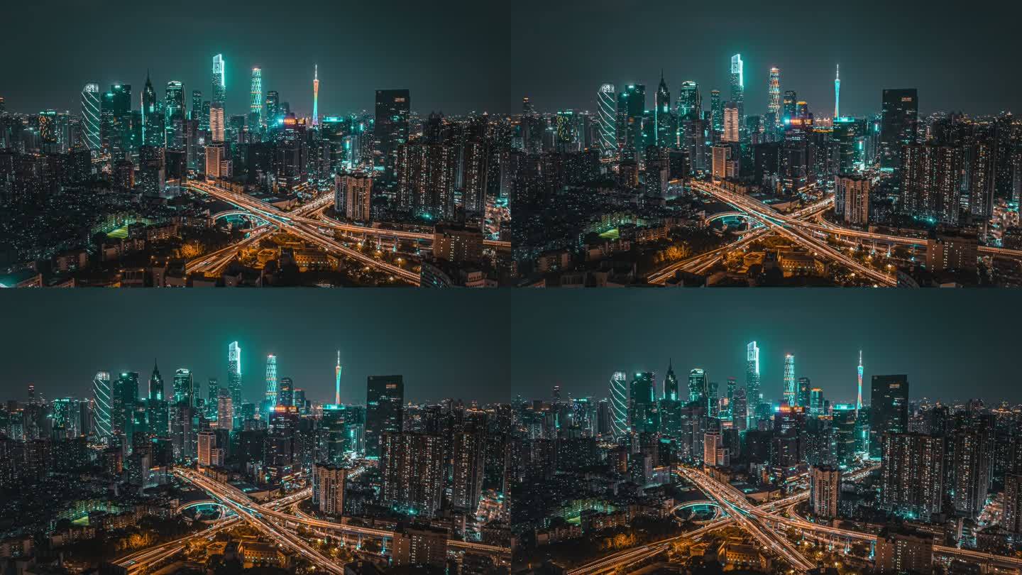 广州珠江新城夜景