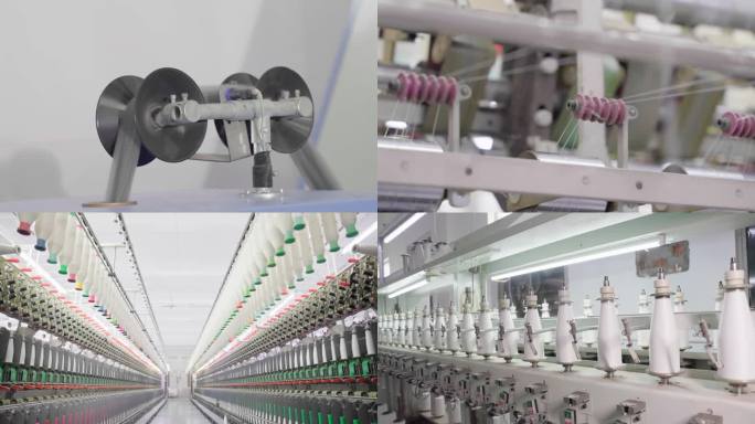 纺织生产，纺织车间，纺织设备生产流程