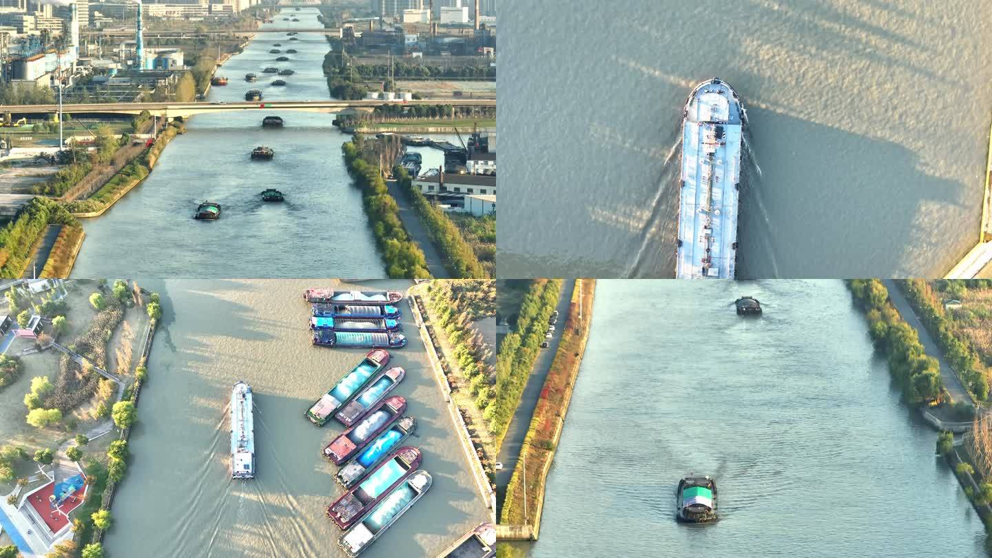 运河京杭大运河货船
