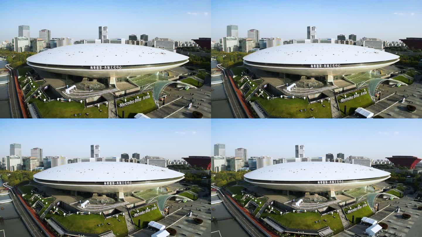4k原素材-上海梅赛德斯奔驰艺术中心