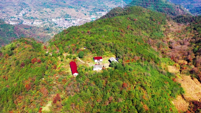 浙江天台山南黄古道，沿途风光