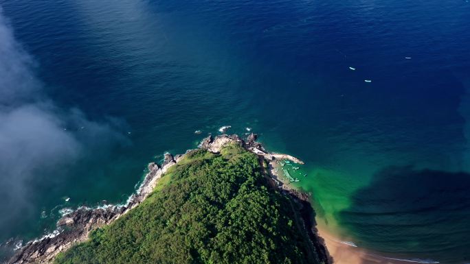 广东阳江海陵岛海浪礁石