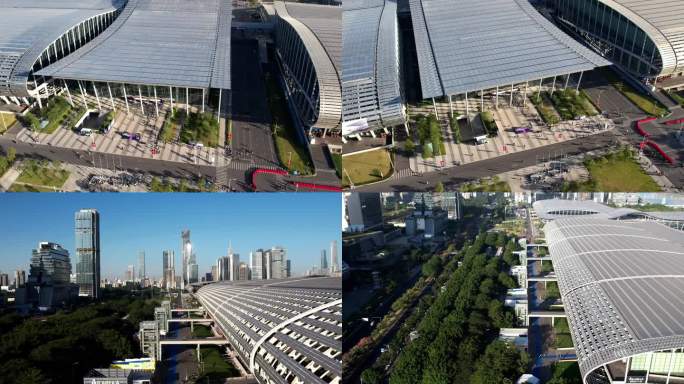 2023年广州国际会展中心国际车展航拍