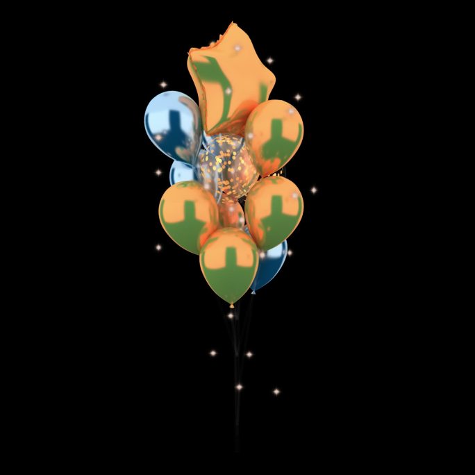 气球 节日气球 装饰气球 气氛 多彩气球