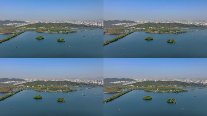 中国杭州西湖秋日美景