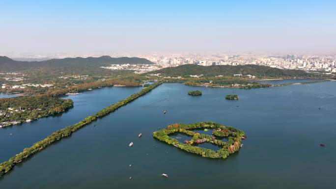 （合集）中国杭州西湖秋日美景