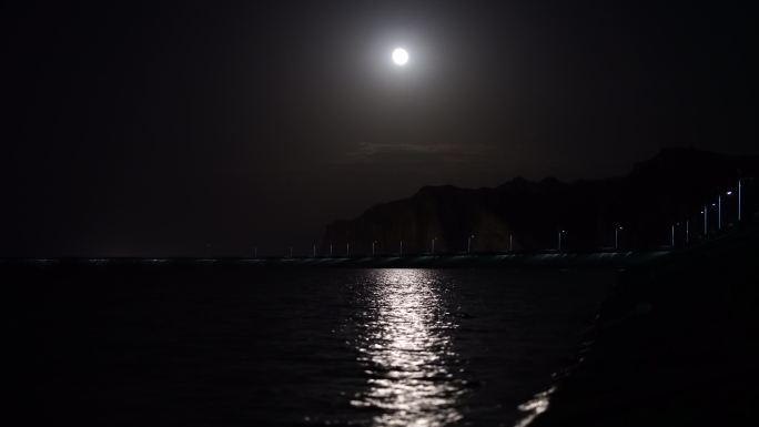 夜晚月光月色