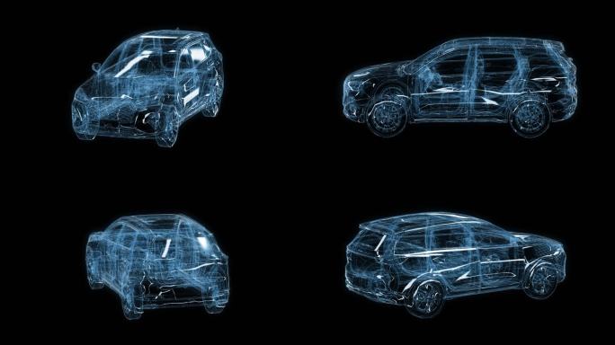 奇瑞瑞虎7pro透视全息通道素材