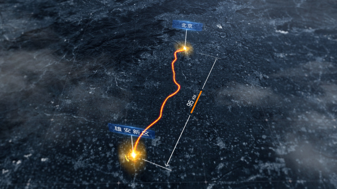 京雄高速路线卫星地图