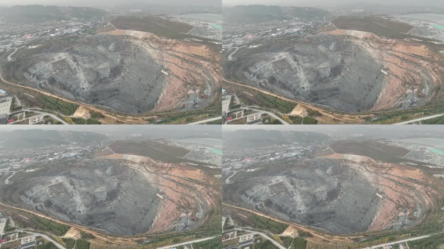 亚洲最深的大孤山铁矿矿坑