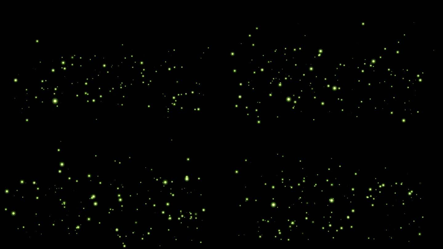 萤火虫粒子特效动效元素视频素材不可调整