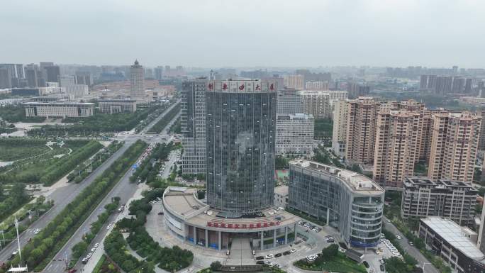创业大厦榆林高新区政务服务中心4K航拍