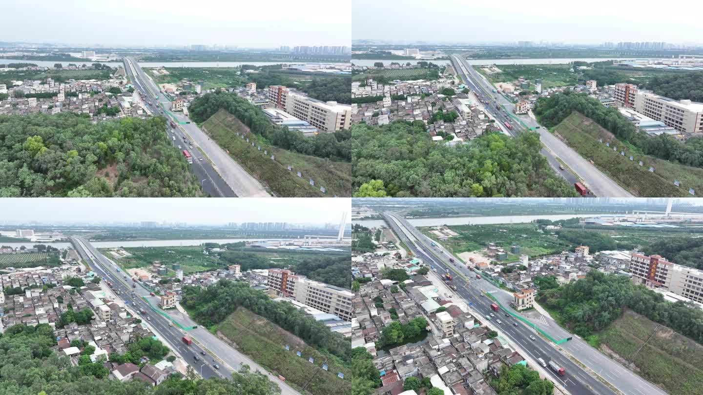 中国江门市新会区小冈大桥双水大道
