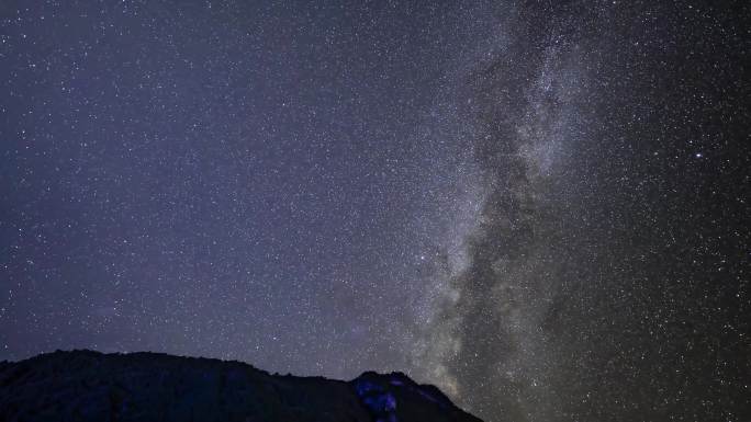 流星雨星空延时