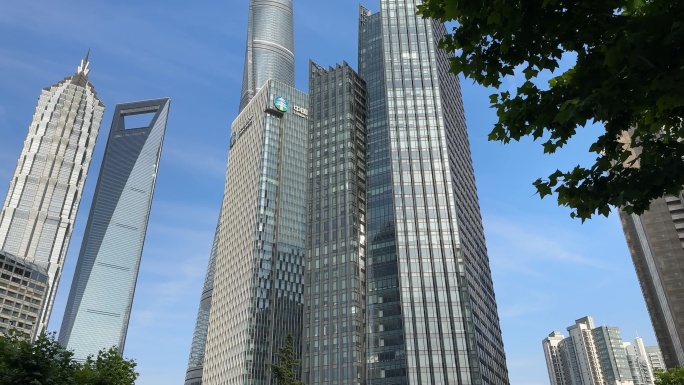 4K原创 上海高楼大厦