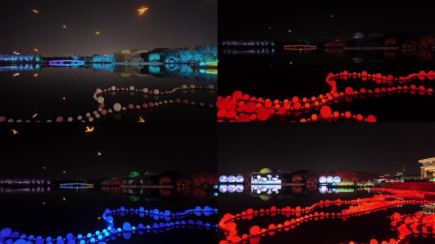 蓝色港湾 北京 朝阳区 灯光节