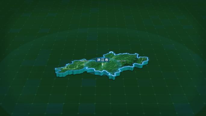 怀化市洪江市面积人口信息区位地图展示