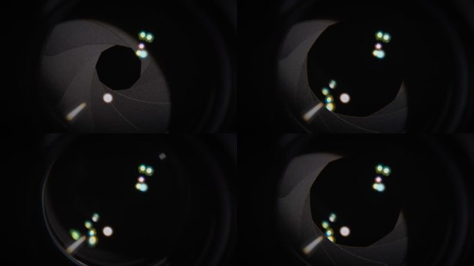 大光圈镜头光圈叶片快门伸缩