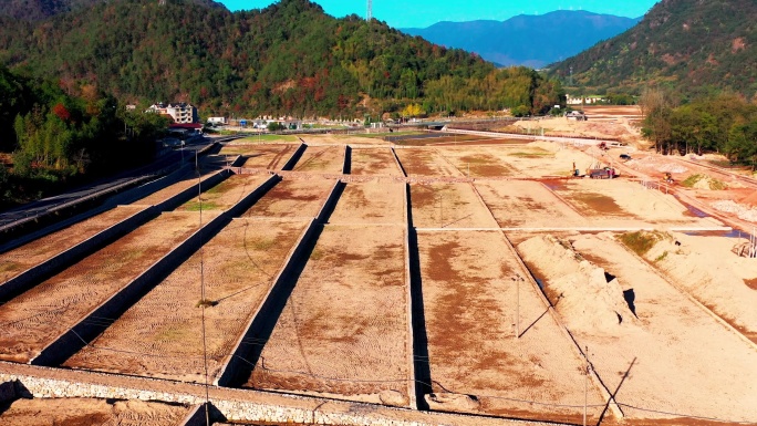 土地改造，田地改造，农村田野